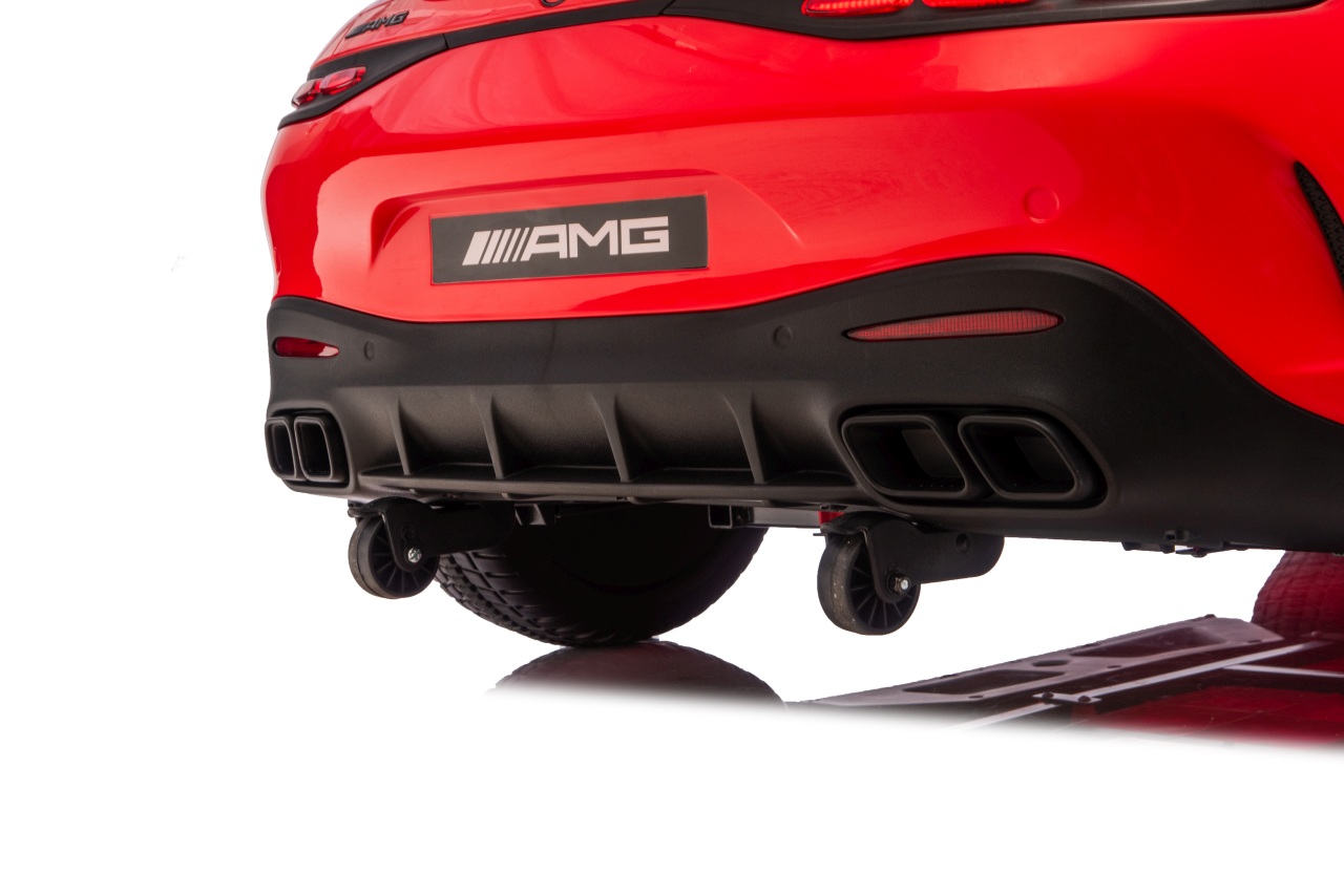 Masinuta electrica pentru copii 3-10 ani cu 2 locuri, Mercedes AMG GT63 NOU XXL 24V 800W 4x4 Rosu - Autokids.ro - imagine 8