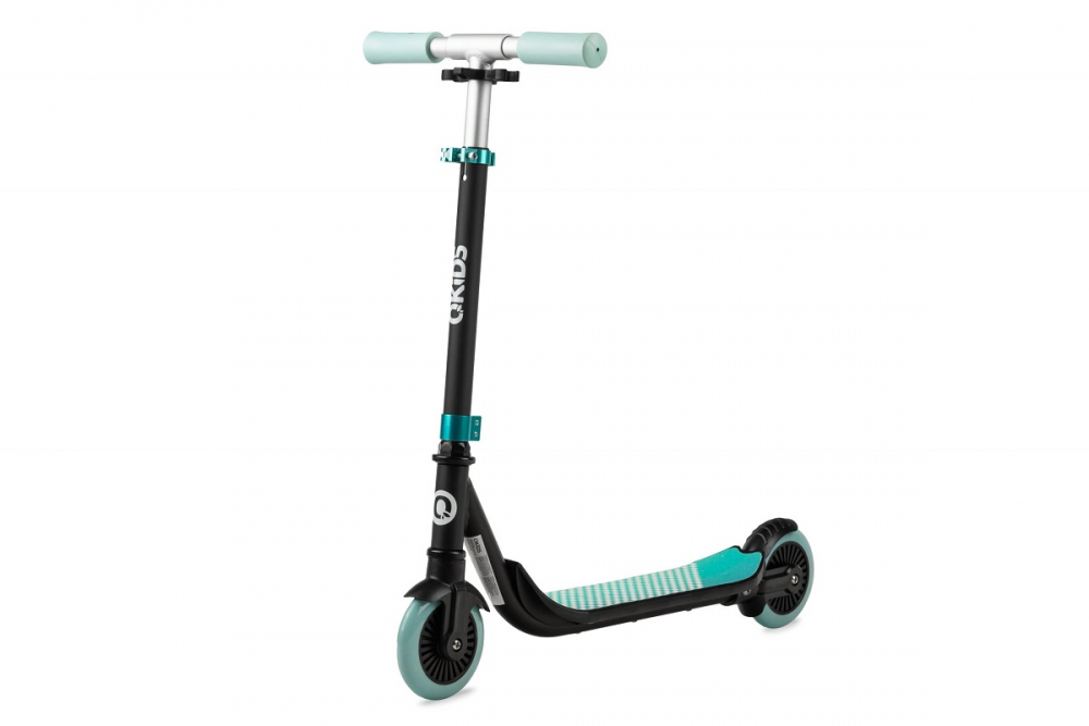 Trotineta QKids Bro Green, Pliabila, Ghidon Reglabil - imagine 6