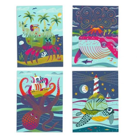 Joc Razuit Fauna Marina Djeco - imagine 4