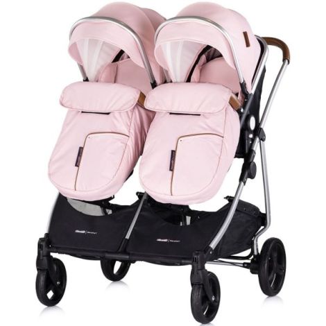 Carucior Gemeni Chipolino Duo Smart 3 in 1 Pink - imagine 5