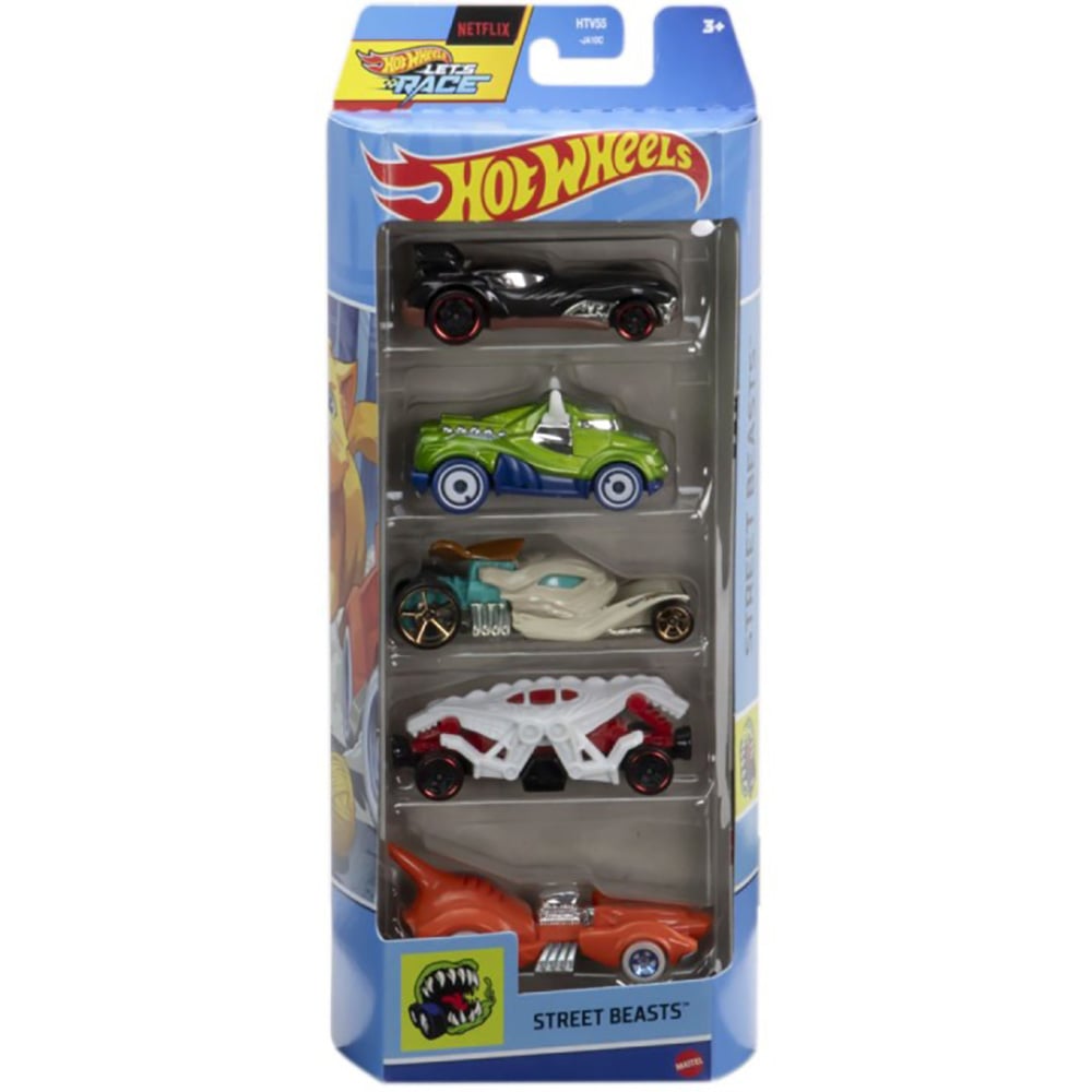 Set 5 Masinute Hot Wheels Street Beasts HTV55