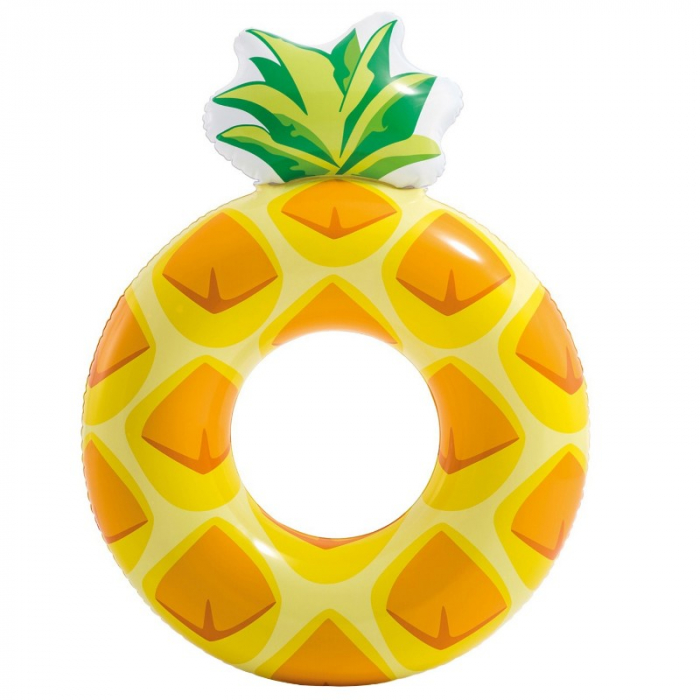 Saltea gonflabilă Intex Ananas, 117x86 cm