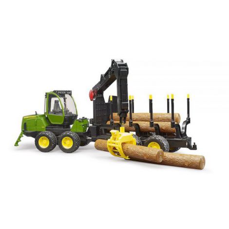 Bruder Tractor Forestier John Deere - Jucărie 4+ - imagine 2