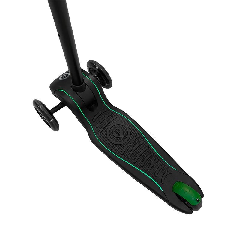 Trotineta Qplay Future Verde, 3 Roți LED, Pliabilă - imagine 2