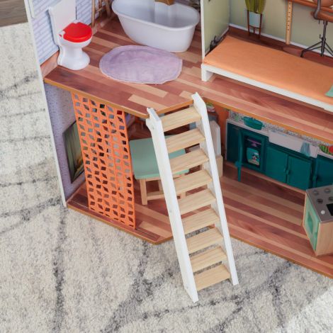 Casuta din lemn pentru papusi Marlow Kidkraft - imagine 15
