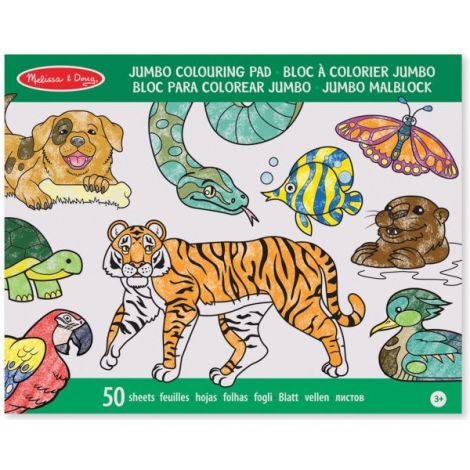 Melissa & Doug Caiet Colorat Animale Jumbo - imagine 3