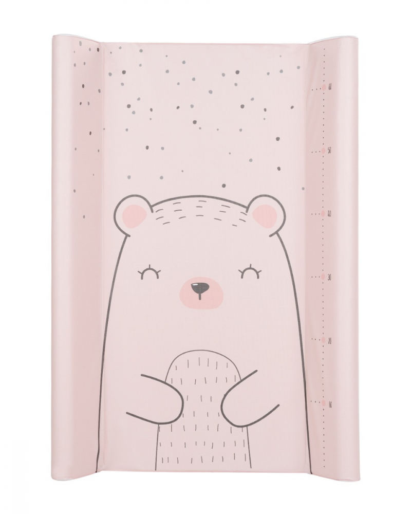 Saltea infășat KikkaBoo Soft, Bear with me Pink, 70x50cm - imagine 3