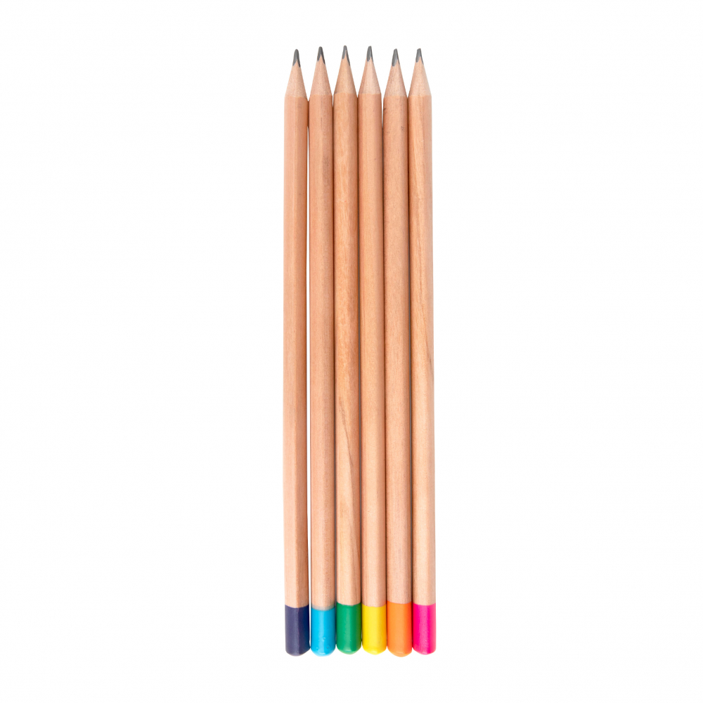 Creion Strigo HB Design Multicolor | Papetărie
