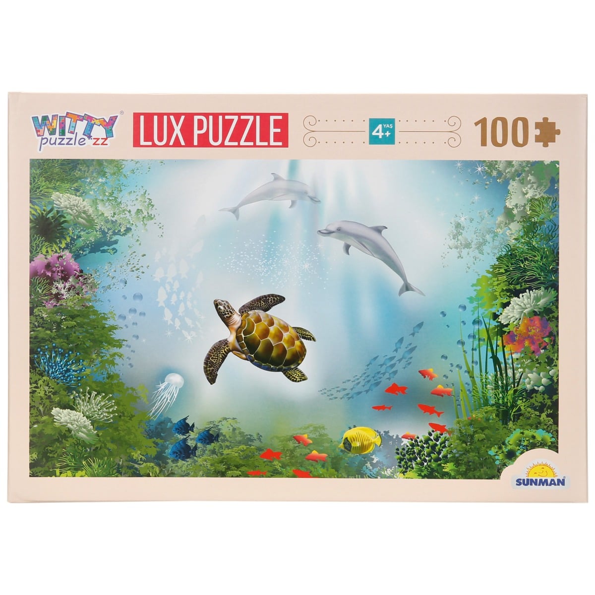 Puzzle Broaste Testoase 100 Piese Witty Puzzlezz