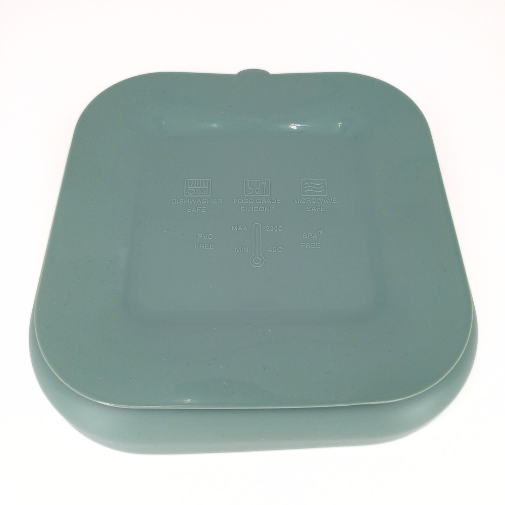 Farfurie Patrata Silicon Coccorito | Antiscurgere - imagine 2