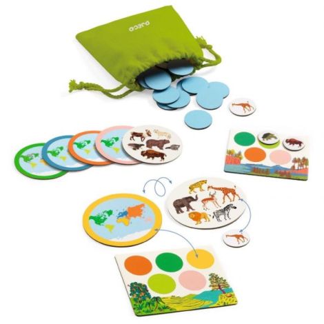Joc educativ Loto Animo mondo Djeco Animale - imagine 5