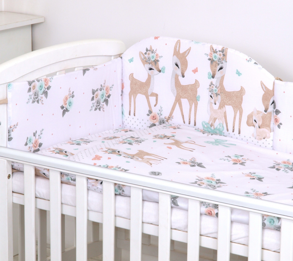 Set Lenjerie Patut Amy Caprioara 120x60 cm