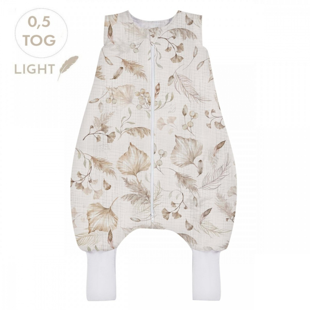Sac Dormit Muselină 0.5 Tog Babysteps | XS 6-12 Luni