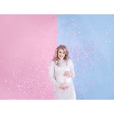 Tun Confetti Gender Reveal Party Deco 60cm - imagine 8