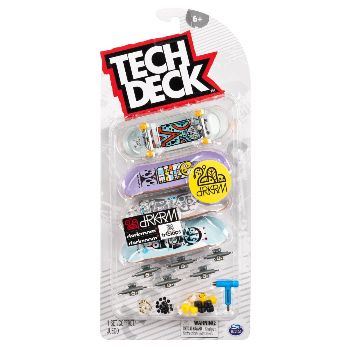 Set 4 Mini Placi Skateboard Tech Deck Drkrm