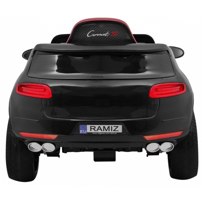Masinuta Electrica Turbo-S Negru, 60W, Ramiz - imagine 8
