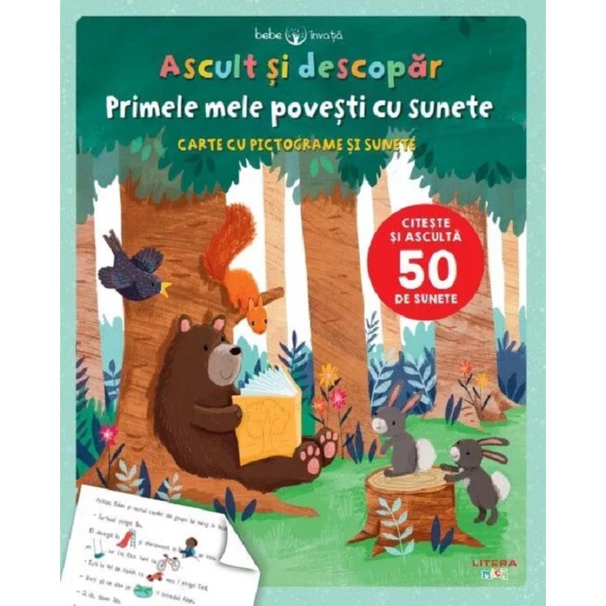 Carte cu sunete Bebe învață | Primele mele povesti - Litera