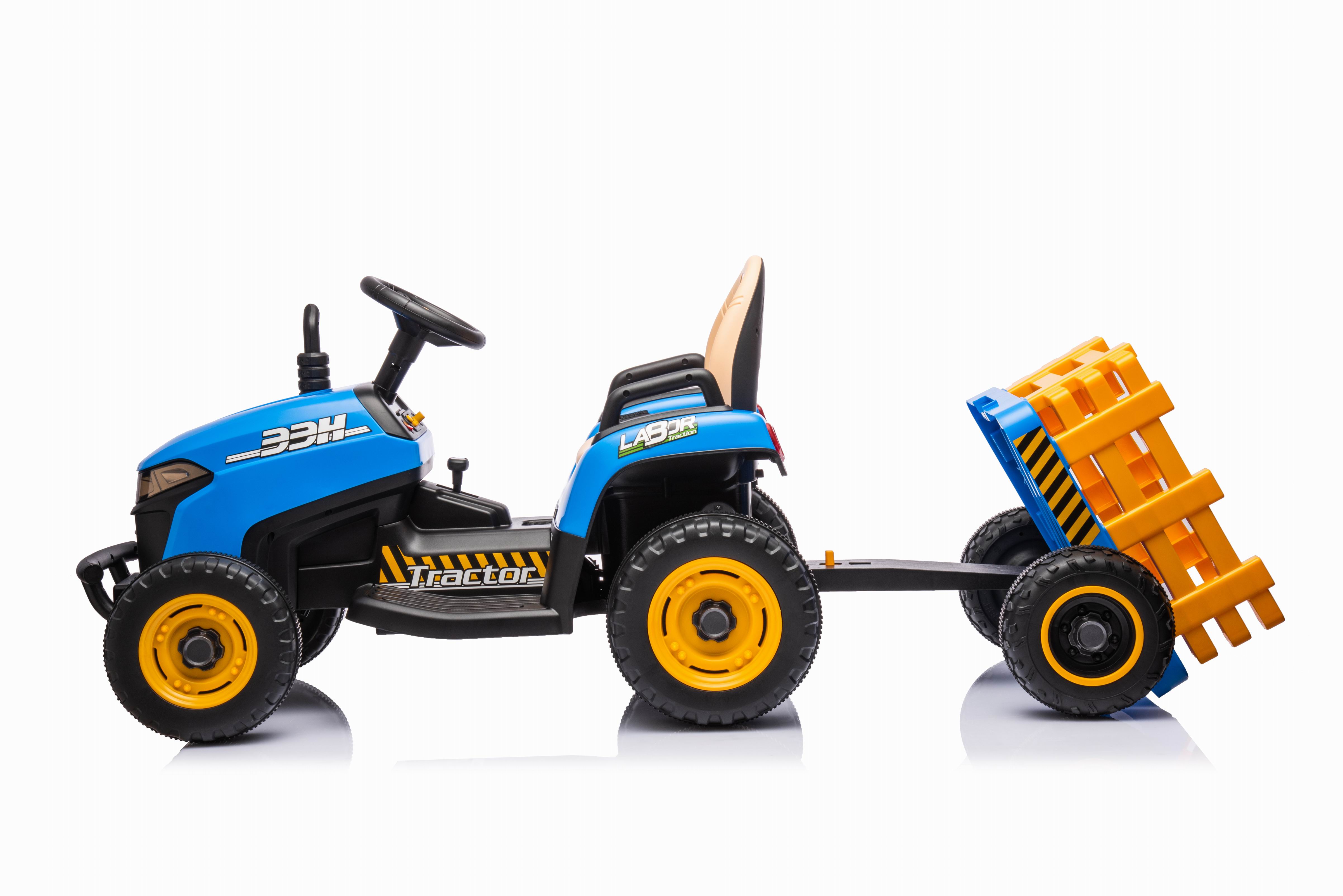 Tractor Electric Labor Lux 12V cu Remorca | Autokids - imagine 2