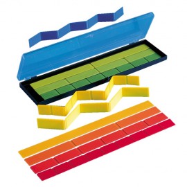 Set Fracții Heutink | 10 Benzi Colorate Educativ