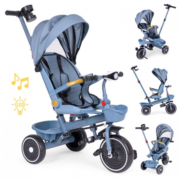 Tricicleta Ecotoys 2in1 pentru Copii