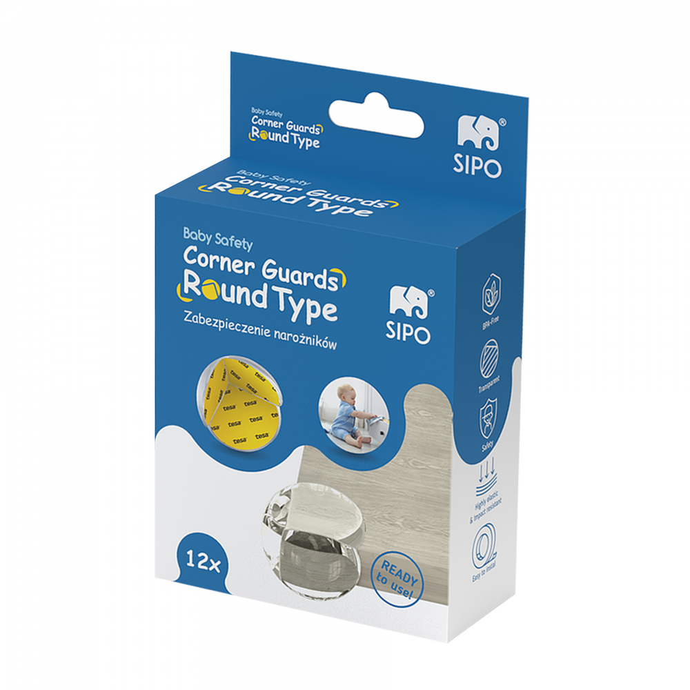 Set 12 Coltare Silicon Sipo - Protectie Mobilier