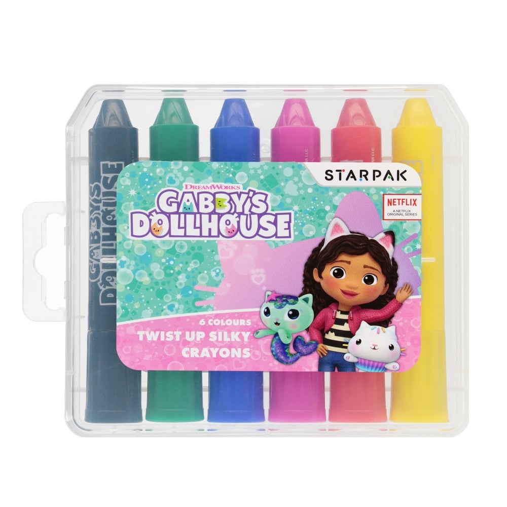 Creioane Colorate Cerate Starpak Gabby's Dollhouse 6 Buc
