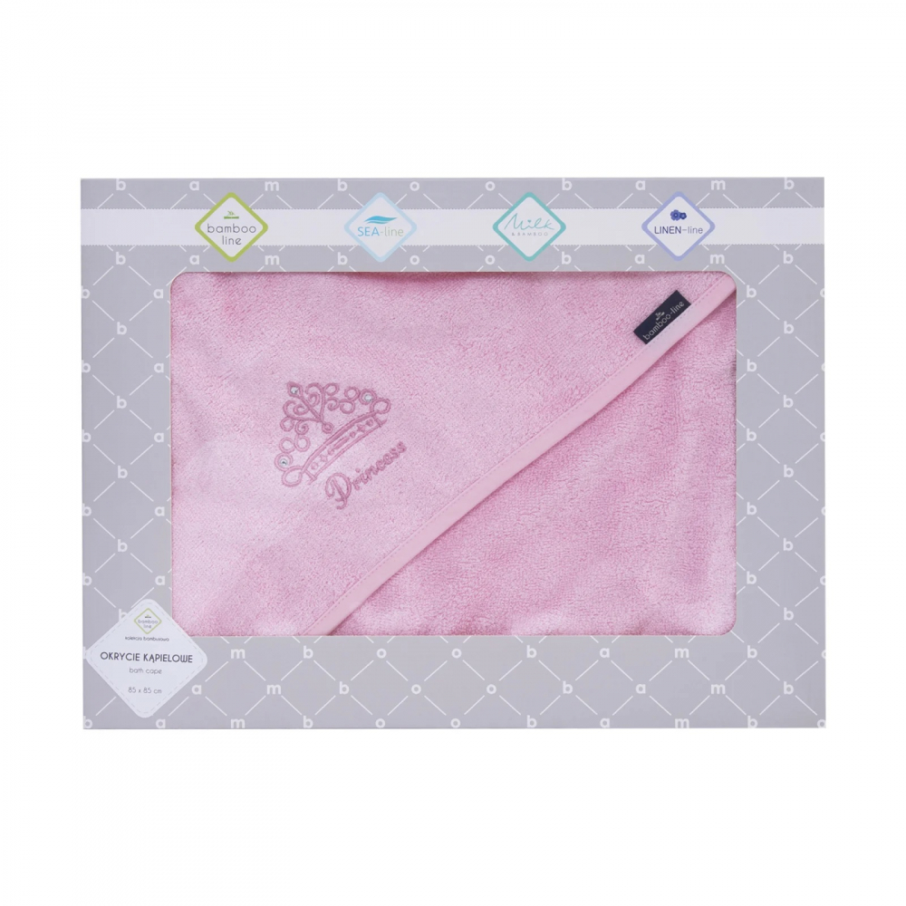 Prosop Bambus cu Gluga Texpol Princess Pink