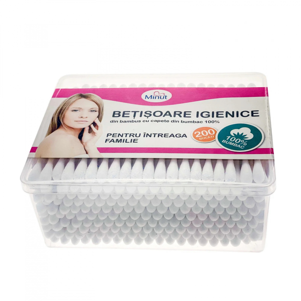 Minut Betisoare igienice baby 200 buc