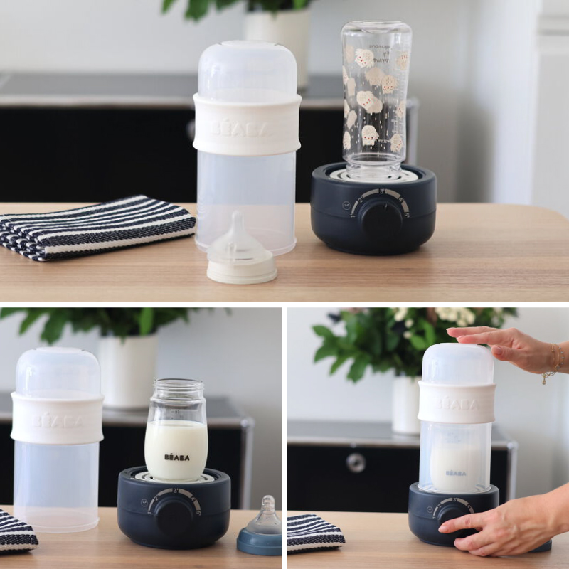 Incalzitor si Sterilizator Beaba BabyMilk Albastru - imagine 3