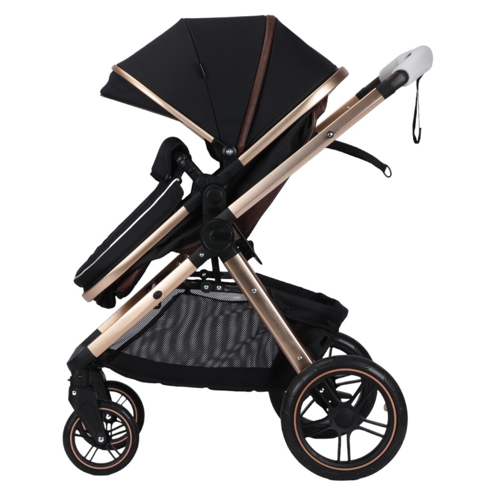 Novokids X2000 Carucior 2in1 Negru Premium - imagine 3