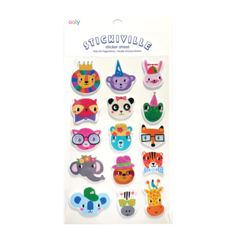 Abtibilduri Pufoase Ooly Party Animals
