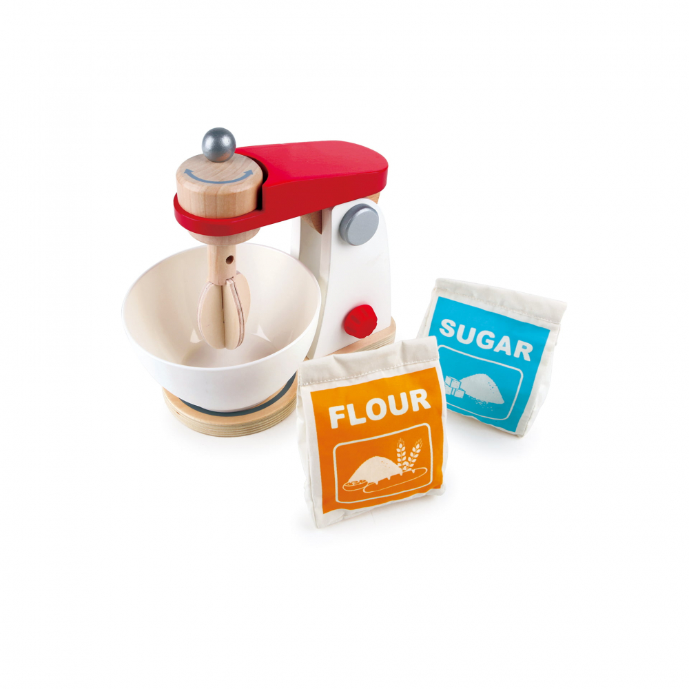 Hape Mixer din Lemn cu Bol - Jucarie Creativa