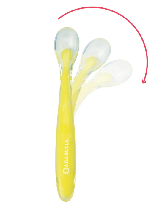 Set 6 lingurite flexibile Badabulle, silicon