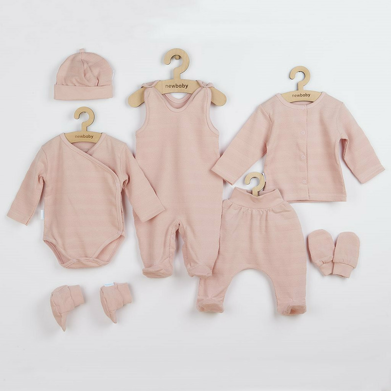Set 7 piese New Baby I am Pink - 100% Bumbac