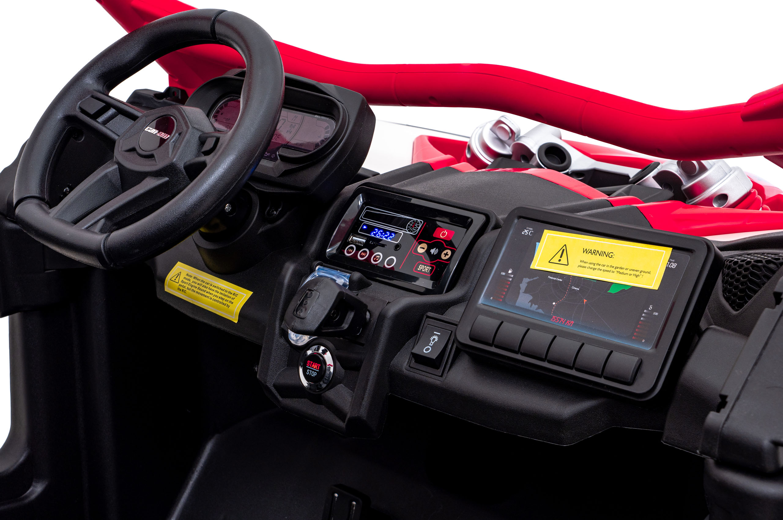 Can-Am Maverick Turbo RR 24V 4x4 Rosu - imagine 5