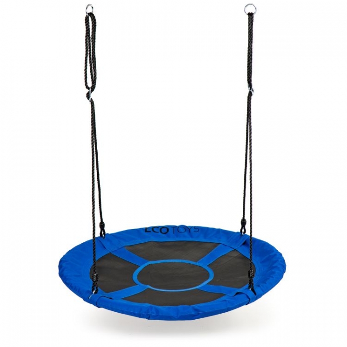 Leagan cuib Ecotoys MIR6001 albastru, 100cm - Sigsur