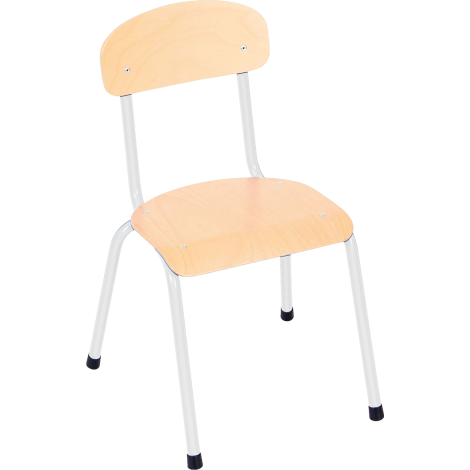 Scaun Gradinita Bambino Argintiu, Ergonomic
