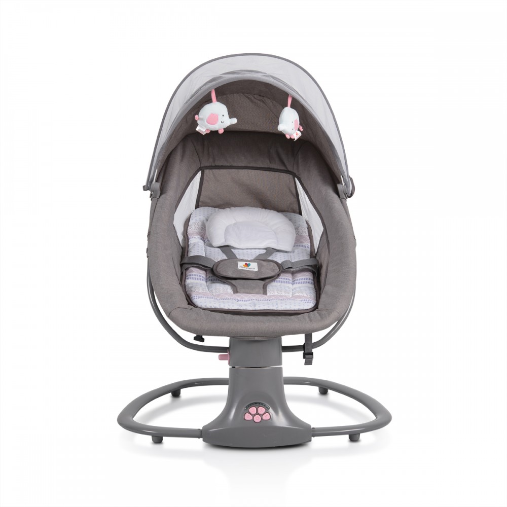 Leagan Electric Cangaroo Axel Pink, cu Telecomanda - imagine 2