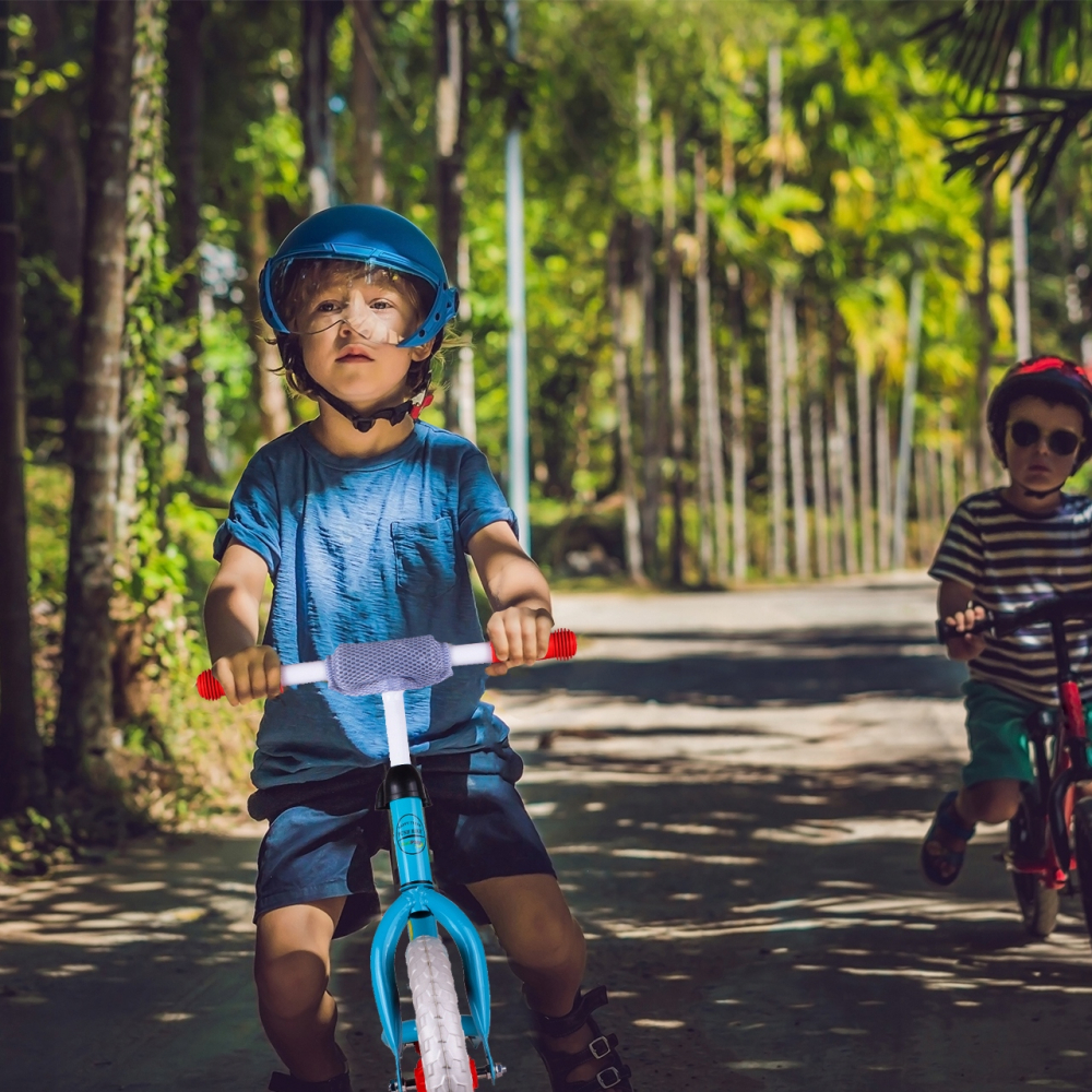 Bicicleta Malplay Push Sport, Fără Pedale, Albastru-Roșu - imagine 10