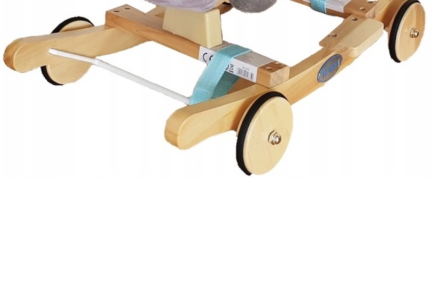 Balansoar 2in1 Doris Căluț Gri | Distracție Sigură