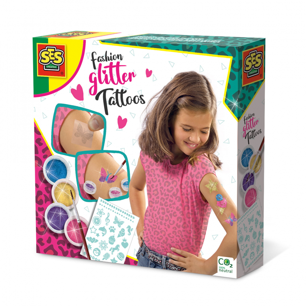 Set Tatuaje cu Sclipici Ses Creative | Personalizare