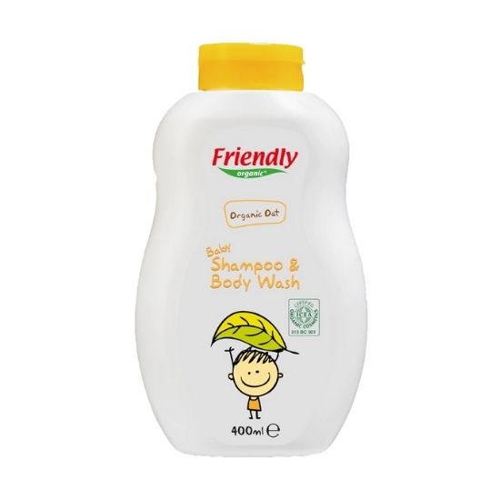 Șampon & Gel de Duș Ovăz Friendly Organic 400ml