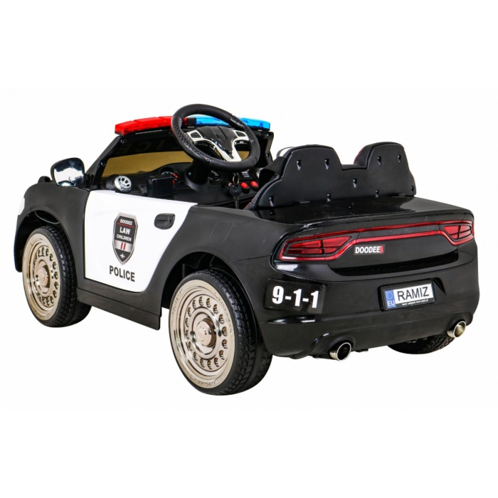 Masinuta Electrica Ramiz Super-Police 70W, Telecomanda - imagine 7