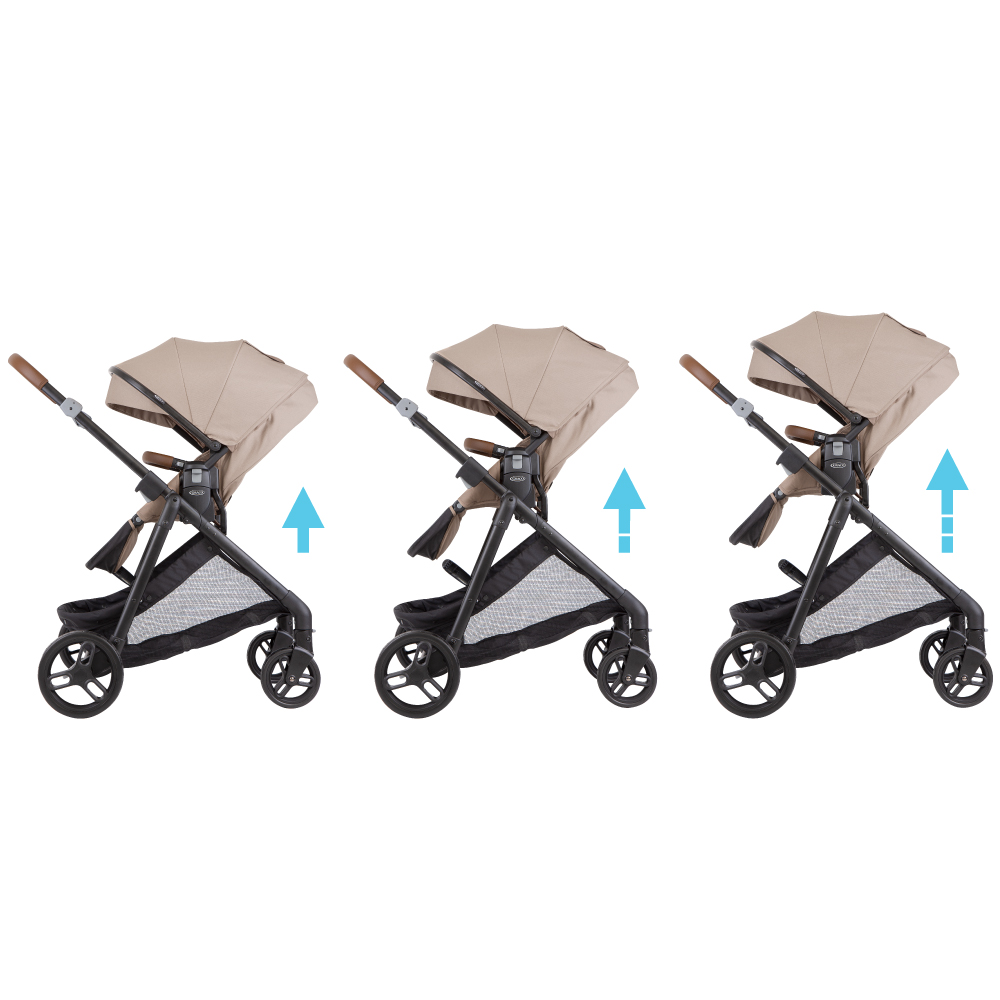 Carucior Graco Near2Me Oatmeal, Reversibil, Apropiere - imagine 3
