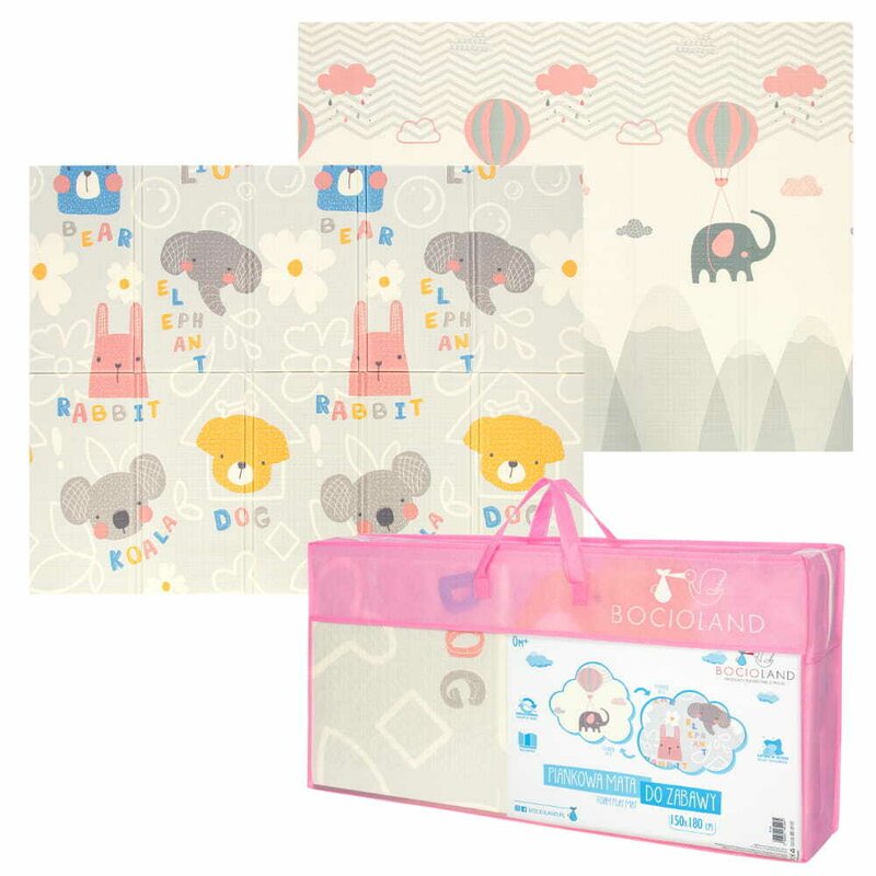 Covoras Bocioland Grey Elephant - Siguranta si Confort