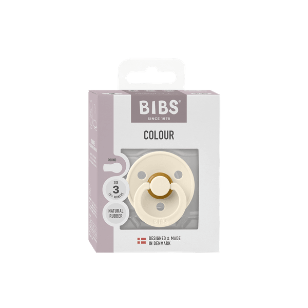 Suzeta Bibs Colour Latex Ivory | 18+ luni