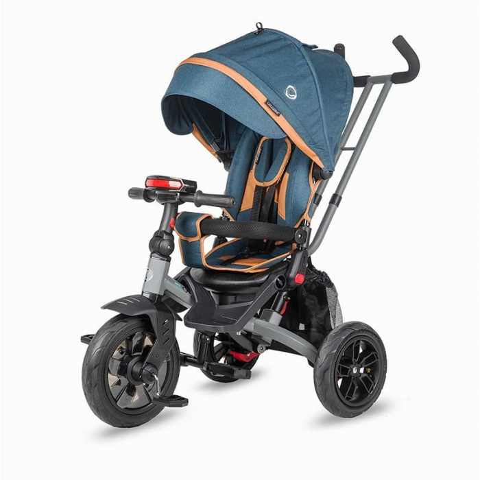 Tricicleta Coccolle Pianti True Blue - Confort și Siguranță