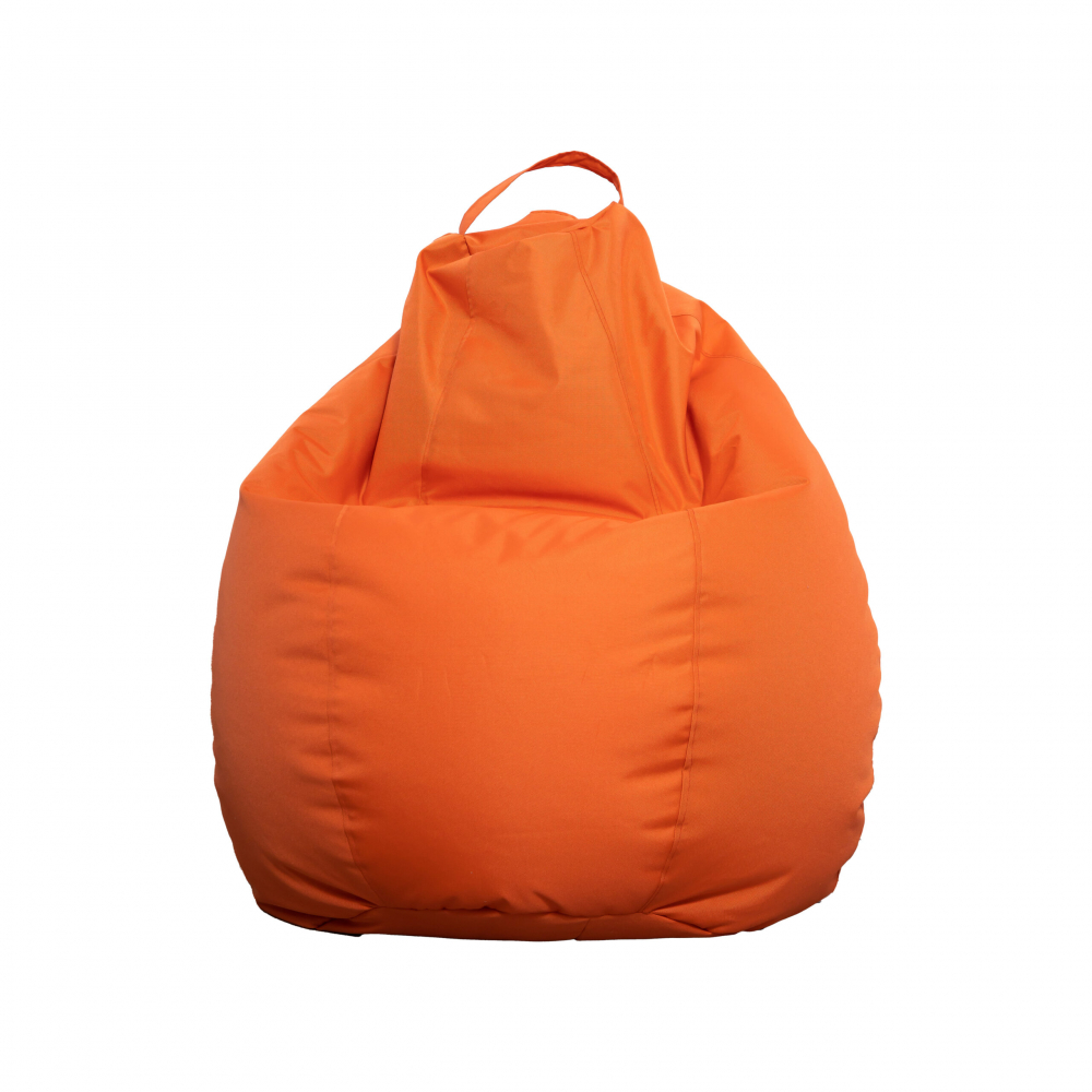 Fotoliu Puf XL Orange Decoriciu - Relaxare Supremă