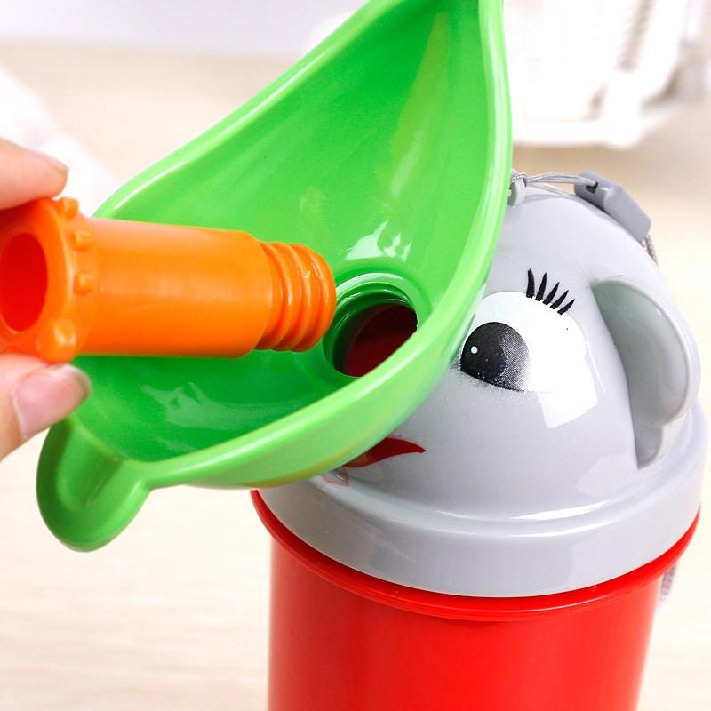 Pisoar Little Mom Red, Portabil cu Sistem Anticurgere - imagine 9