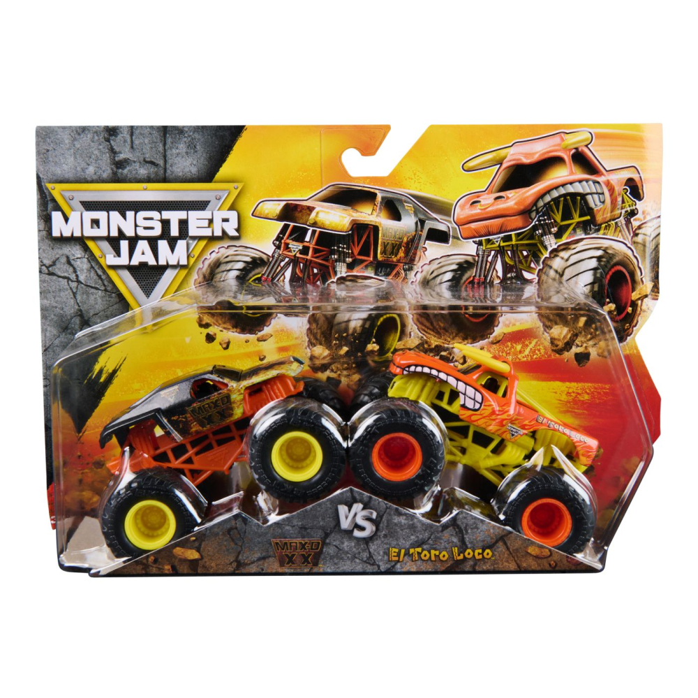 Set 2 Masinute Metalice Monster Jam - Spin Master